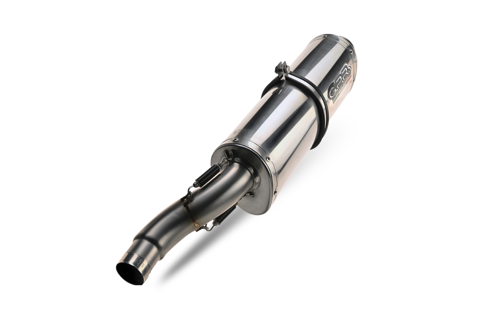 Pot echappement compatible avec Aprilia Rsv 1000 R Factory 2006-2010, Trioval, Paire de pot d'échappement homologuées, livrées avec db killer amovible et raccords spécifiques 