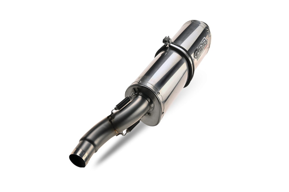 Pot echappement compatible avec Aprilia Tuono R 1000 Factory 2006-2010, Trioval, Paire de pot d'échappement homologuées, livrées avec db killer amovible et raccords spécifiques 