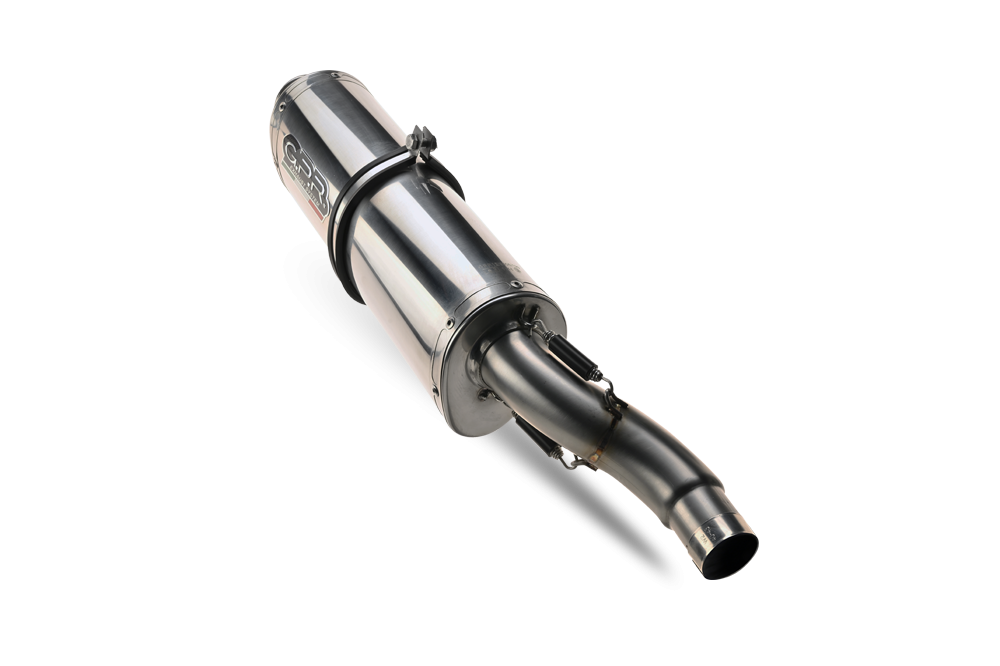 Pot echappement compatible avec Bmw K 1600 Gtl 2012-2016, Trioval, Paire de pot d'échappement homologuées, livrées avec db killer amovible et raccords spécifiques 
