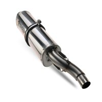 Pot echappement compatible avec Bmw K 1600 Gtl 2012-2016, Trioval, Paire de pot d'échappement homologuées, livrées avec db killer amovible et raccords spécifiques 