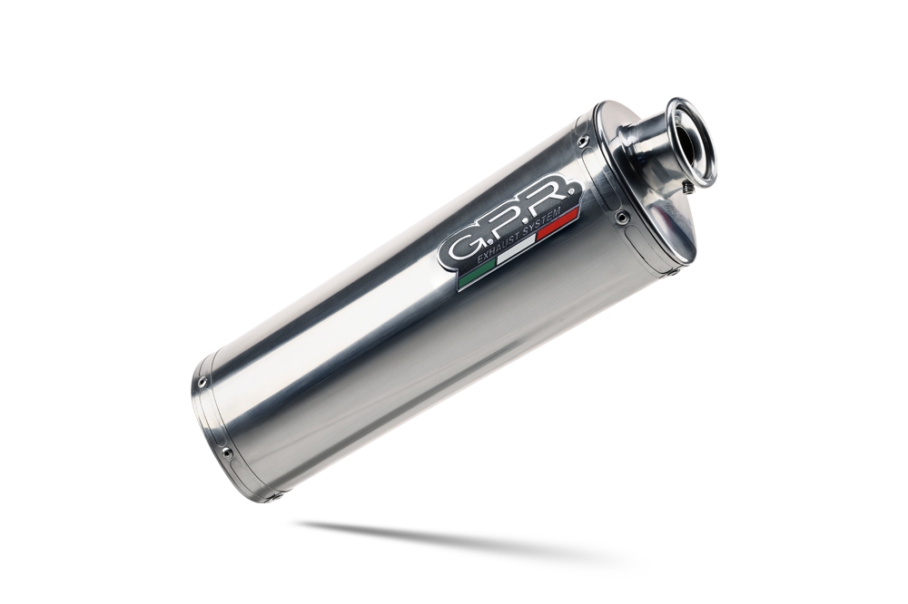 Pot echappement compatible avec Bmw F 650 Cs Scarver 2001-2006, Trioval, Échappement légal, homologué,silencieux avec db killer amovible et tuyau de liaison spécifique 