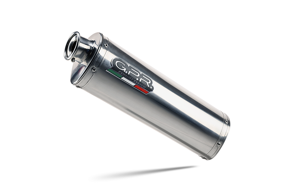 Pot echappement compatible avec Suzuki Gsx 1250 FA 2009-2014, Trioval, Échappement légal, homologué,silencieux avec db killer amovible et tuyau de liaison spécifique 