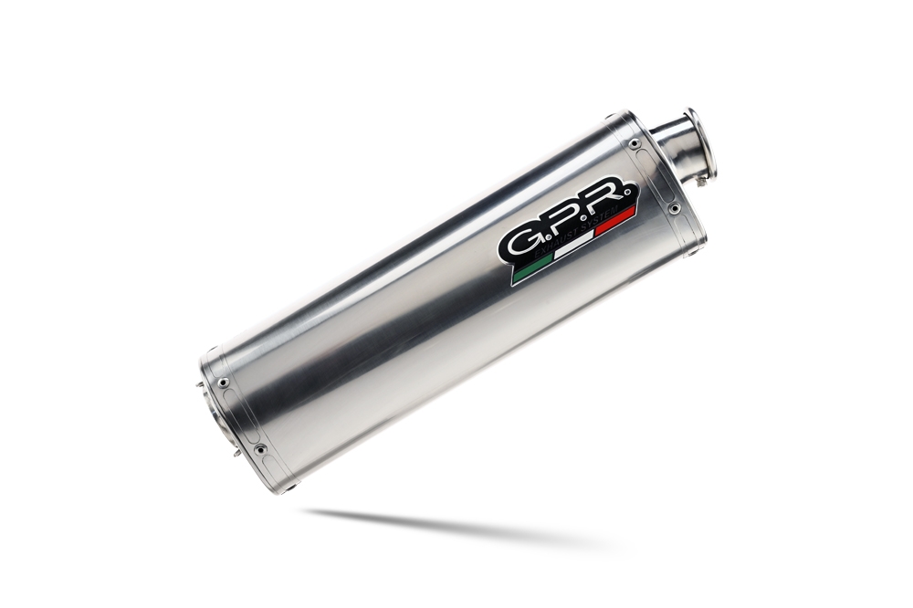 Pot echappement compatible avec Bmw F 650 Cs Scarver 2001-2006, Trioval, Échappement légal, homologué,silencieux avec db killer amovible et tuyau de liaison spécifique 