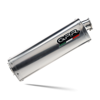 Pot echappement compatible avec Bmw F 650 Cs Scarver 2001-2006, Trioval, Échappement légal, homologué,silencieux avec db killer amovible et tuyau de liaison spécifique 