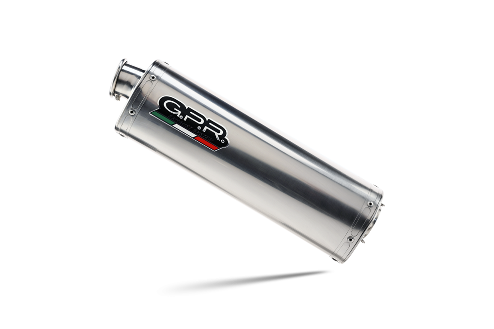 Pot echappement compatible avec Aprilia Rsv 1000 -Sp 1998-2003, Trioval, Échappement légal, homologué,silencieux avec db killer amovible et tuyau de liaison spécifique 