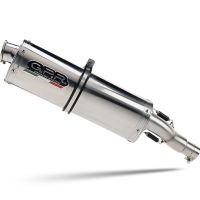 Pot echappement compatible avec Yamaha T-Max 500 2001-2011, Trioval, Homologué et légal, système d'échappement complet, avec db killer amovible 