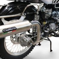 Pot echappement compatible avec Ural Gear Up 2020-2024, Ultracone, Pot d'échappement complet racing, compris de collecteur et db killer amovible, sans homologation 