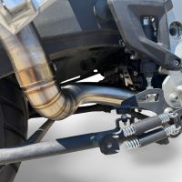 GPR pot echappement compatible avec  Voge 900DSX 2024-2025, Decatalizzatore RACING, Suppresseur de cataliseu, décatalyseurr, article sans homologation 