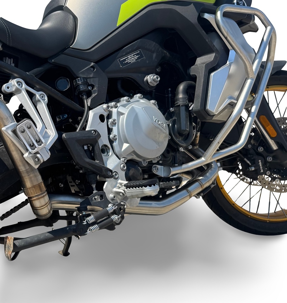 GPR pot echappement compatible avec  Voge 900DSX 2024-2025, Decatalizzatore RACING, Suppresseur de cataliseu, décatalyseurr, article sans homologation 