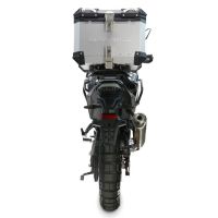 Top case GPR TECH compatible with  Voge DS 800 Rally 2025/2026 Top Case Alpitech en aluminium, couleur argent avec plaque spécifique incluse Capacité Litres 35