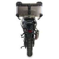  Voge DS 800 Rally 2025/2026 Top case en Titane, couleur naturel  avec plaque spécifique incluse Capacité Litres 55