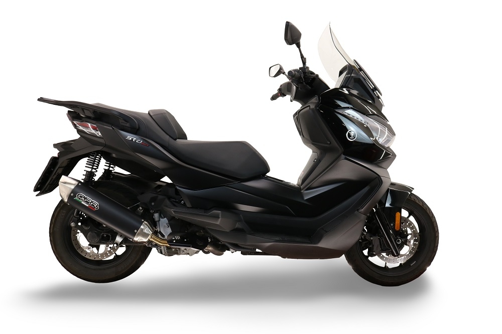 GPR pot echappement compatible avec  Bmw C 400 X -GT 2019-2020, Furore-X Scooter, Silencieux homologué pour bruit, échappement complet avec catalyseur et db killer 