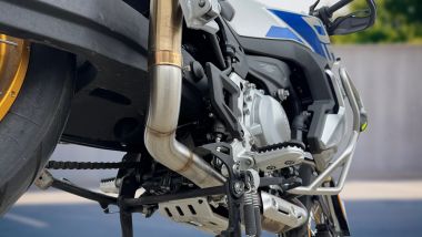 Pot echappement compatible avec Voge 900DSX 2024-2025, Cut-Box Racing, Éliminateur de boîte coupée 