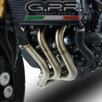 Pot echappement compatible avec Yamaha XSR900 2022-2024, Powercone Evo, Homologué et légal, système d'échappement complet avec catalyseur et db killer amovible 