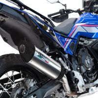 Pot echappement compatible avec Triumph Tiger 900 GT / Pro / Rally Pro 2024-2025, Furore-X Titanio, Échappement légal, homologué,silencieux avec db killer amovible et tuyau de liaison spécifique 