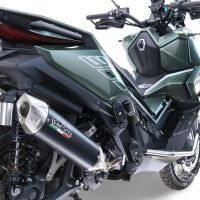 Pot echappement compatible avec Zontes 365E 2024-2026, Furore-X Scooter, Silencieux homologué pour bruit, échappement complet avec catalyseur et db killer 