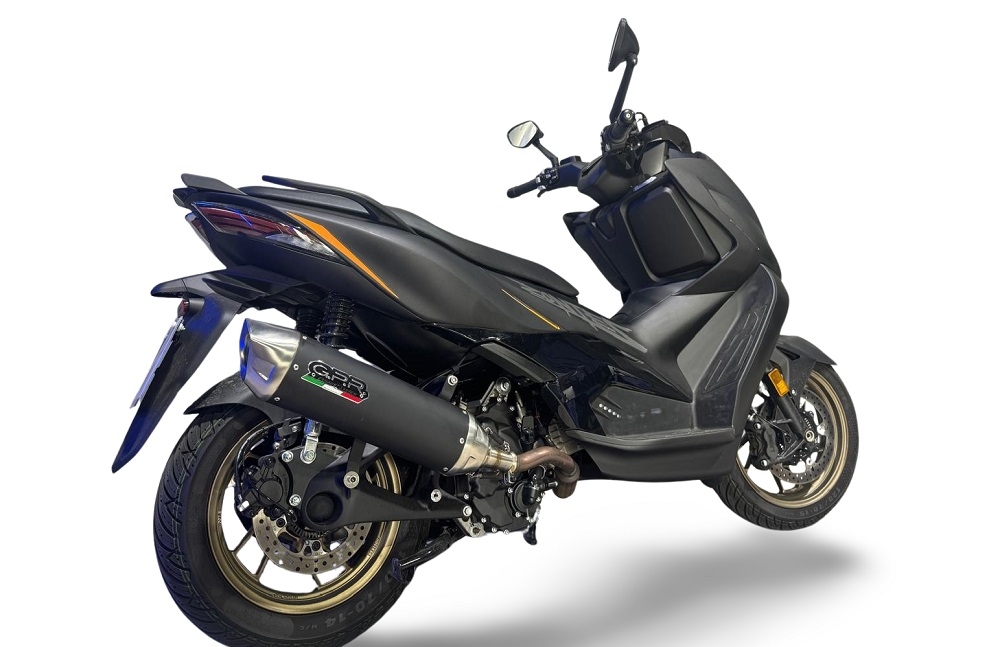 GPR pot echappement compatible avec  Zontes 365K 2024-2026, Furore-X Scooter, Pot Echappement homologué pour les marchés non européens 