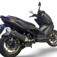 GPR pot echappement compatible avec  Zontes 365K 2024-2026, Furore-X Scooter, Pot Echappement homologué pour les marchés non européens 