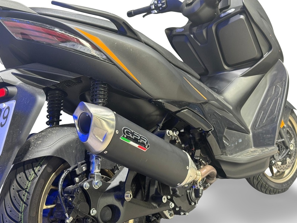 GPR pot echappement compatible avec  Zontes 365K 2024-2026, Furore-X Scooter, Pot Echappement homologué pour les marchés non européens 