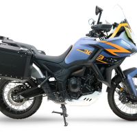 GPR TECH compatible with  Zontes 703 F 2025/2026 Paire de valises latérales en aluminium avec couleur noire avec support de valise spécifique Capacité 38 LT. + 38 LT.